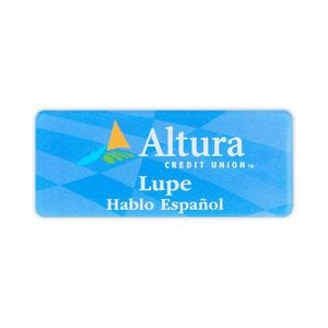 Acrylic Personalized Name Badge (1-5 Sq. Inches)