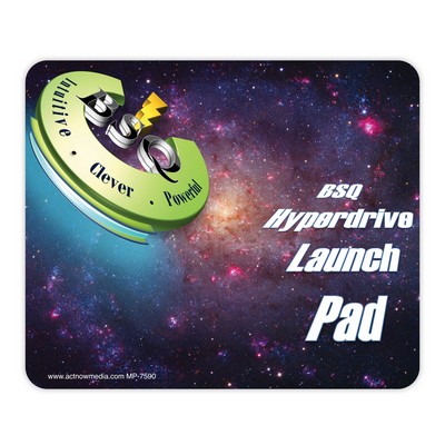 DuraTrac Matte Plus™ Hard Surface Mouse Pad w/Heavy-Duty Rubber Backing (7.5"x9"x1/16")