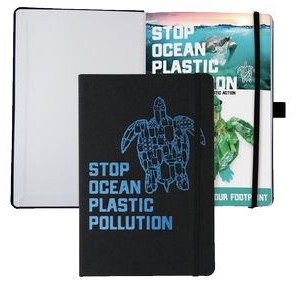 Recycled Marine™ Journal w/Full-Color Tip-In Page (5.5"x8.25")