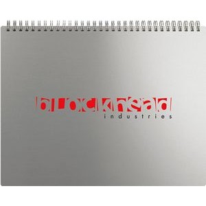 The President™ Alloy Front Monthly Planner w/Chip Back (11"x8.5")