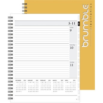 Xeo Planner™ w/Leather Front & Chip Back (7"x8.5")