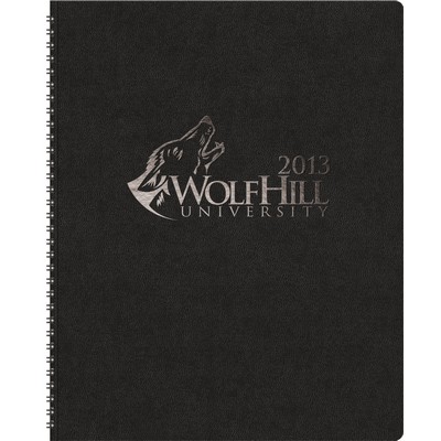 TheDirector™ Monthly Planner w/Leatherette Wraparound (8.5"x11")