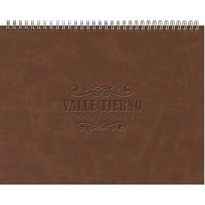 The President™ Leather Front Monthly Planner w/ Chip Back (11"x8.5")