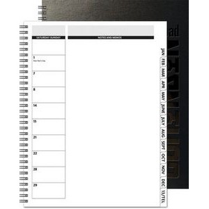 TheDirector™ Deluxe Front Monthly Planner w/Chip Back (8.5"x11")