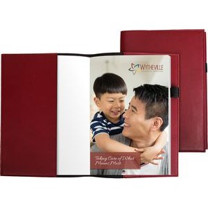 Pedova Refillable Notebook w/Full-Color Tip-in Page (5.5