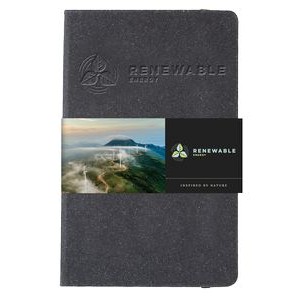 Recycled Leather™ Journal w/Full Color GraphicWrap (5.5"x8.25)