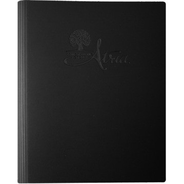 Large Leather Refillable Binder