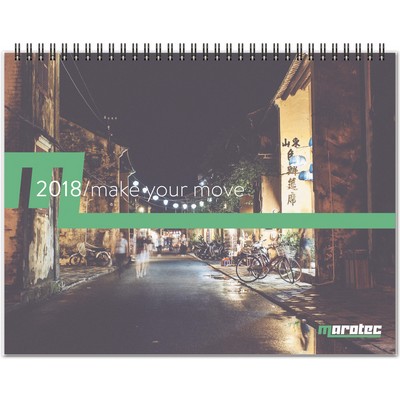 ThePresident™ ClearView™ Monthly Planner w/Chip Back (11"x8.5")