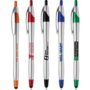 Javalina (TM) Chrome Stylus Pen (US Pat. 8,847,930 & 9,092,077)