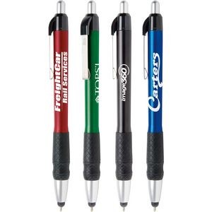 MaxGlide Click (TM) Metallic Stylus Pen (US Pat. 8,847,930 & 9,092,077)