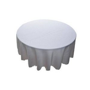 Tablecltoh, 108" Round Organic Cottonh 1-Color Silk Screen