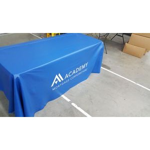 6' Full-Color Silk Screen Front Printed Tablecloth Throw Style