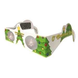 3D Glasses, CHRISTMAS TREE, Holiday Specs - STOCK