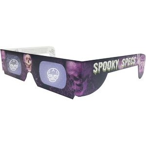 3D Glasses Spooky Specs Skeleton - STOCK