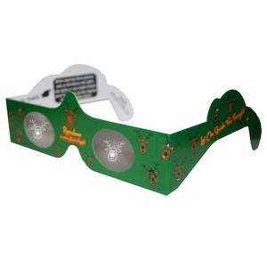 3D Glasses REINDEER, Holiday Specs - STOCK