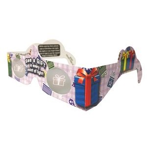 3D Glasses GIFT, Holiday Specs - STOCK