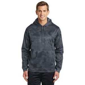 Sport-Tek® Men's Sport-Wick® Camohex Fleece Hooded Pullover