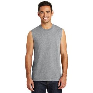 Port & Company Men's Core Cotton Sleeveless T-Shirt