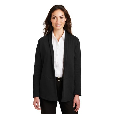 Port Authority® Ladies Interlock Cardigan Sweater