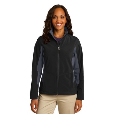 Port Authority® Ladies' Core Colorblock Soft Shell Jacket