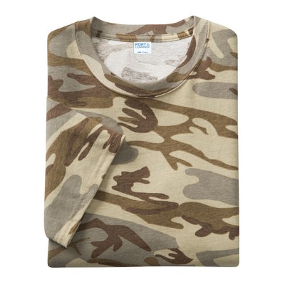 Port & Company® Men's Core Cotton Camo T-Shirt