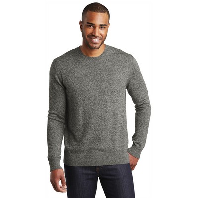 Port Authority® Men's Marled Crew Sweater
