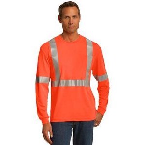 Cornerstone® ANSI 107 Class 2 Long Sleeve Safety T-Shirt