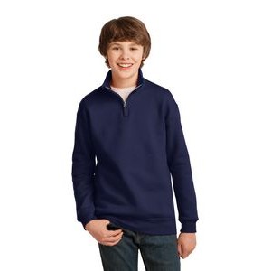 Jerzees Youth NuBlend 1/4-Zip Cadet Collar Sweatshirt