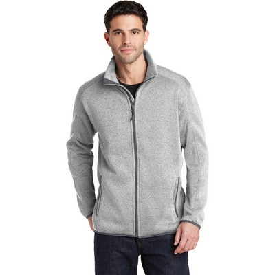 Port Authority® Men's Sweater Fleece Jacket