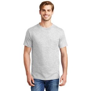Hanes Beefy-T 100% Cotton T-Shirt w/Pocket
