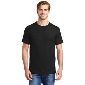 Hanes Beefy-T 100% Cotton T-Shirt w/Pocket