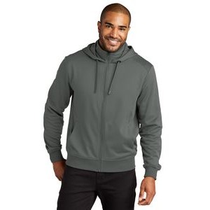 Port Authority® Smooth Fleece Hooded Jacket