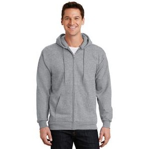 Port & Company Men's Essential Fleece Full-Zip Hooded Sweatshirt