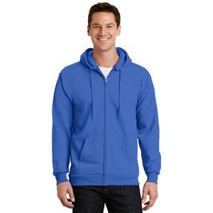 Port & Company Men's Essential Fleece Full-Zip Hooded Sweatshirt