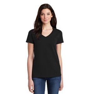 Gildan® Ladies' Heavy Cotton™ 100% Cotton V-Neck T-Shirt