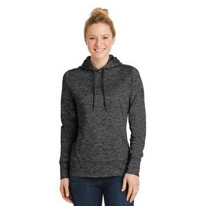 Sport-Tek® Ladies' PosiCharge® Electric Heather Fleece Hooded Pullover Sweater