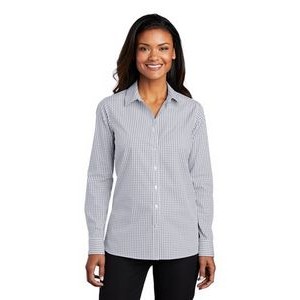 Port Authority® Ladies Broadcloth Gingham Easy Care Shirt