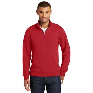 Port & Company Men's Fan Favorite Fleece -Zip Pullover Sweatshirt