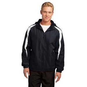 Sport-Tek® Men's Fleece-Lined Colorblock Jacket