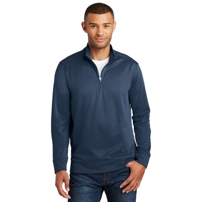 Port & Company® Men's Performance Fleece 1/4-Zip Pullover Sweatshirt