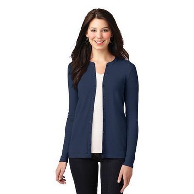 Port Authority® Ladies' Concept Stretch Button-Front Cardigan Sweater