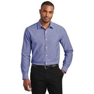 Port Authority® SuperPro™ Slim Fit Oxford Shirt