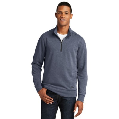 New Era® Men's Tri-Blend Fleece 1/4-Zip Pullover Shirt