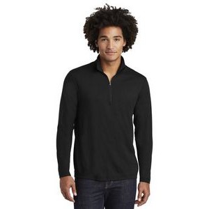 Sport-Tek® Men's PosiCharge® Tri-Blend Wicking 1/4-Zip Pullover Sweatshirt