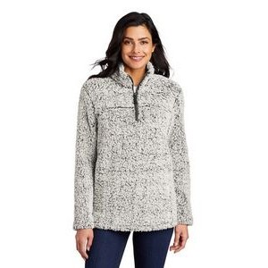 Port Authority® Ladies' Cozy 1/4-Zip Fleece Sweater
