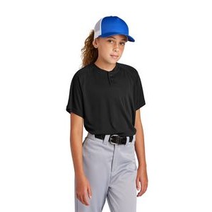 Sport-Tek Youth PosiCharge Competitor 2-Button Henley Shirt