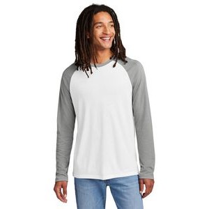 Allmade Unisex Tri-Blend Long Sleeve Colorblock Raglan Shirt