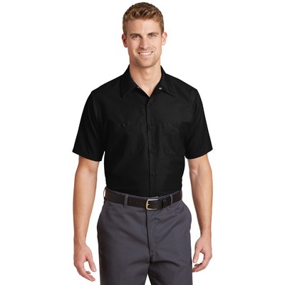Red Kap® Short Sleeve Long Size Industrial Work Shirt