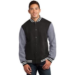 Sport-Tek® Men's Fleece Letterman Jacket