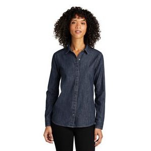Port Authority® Ladies' Long Sleeve Perfect Denim Shirt
